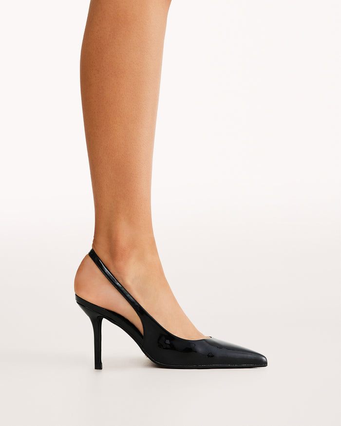BLONDIE WIDE FIT - BLACK PATENT-PUMPS-Billini-Billini