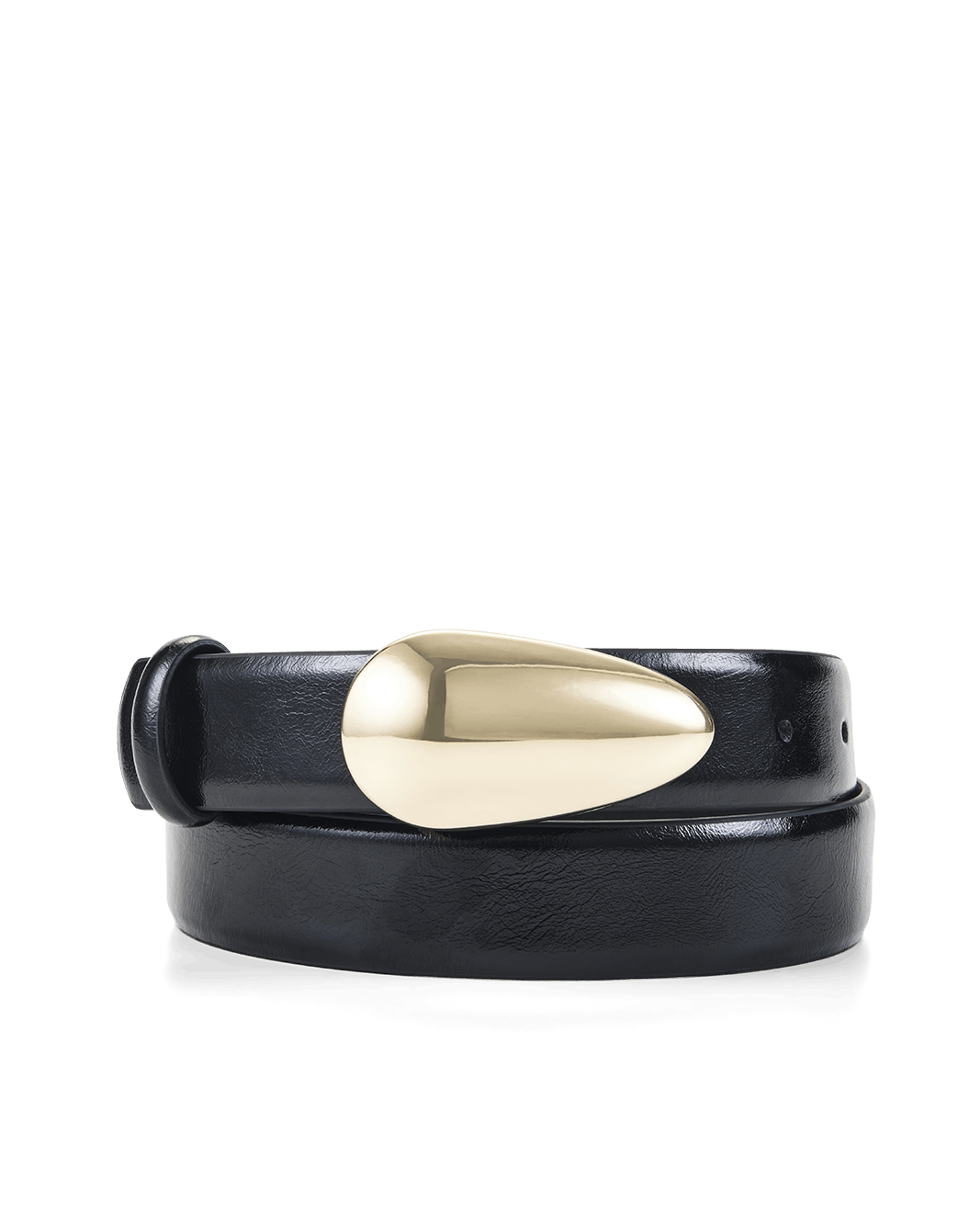 BOSTON BELT - BLACK SHINE-GOLD-BELTS-Billini-Billini