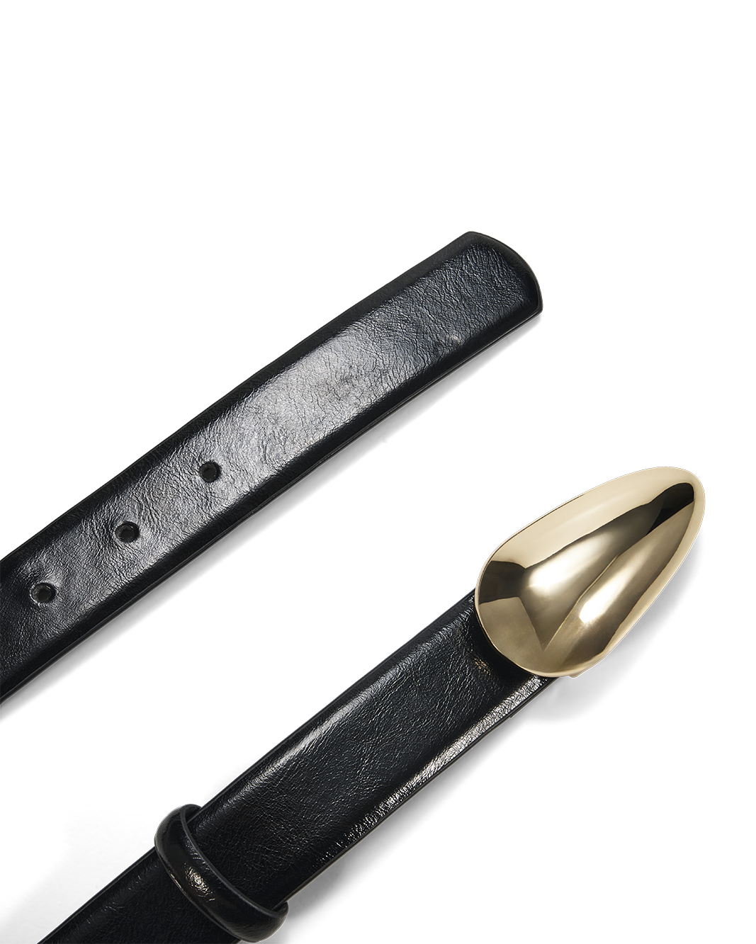 BOSTON BELT - BLACK SHINE-GOLD-BELTS-Billini-Billini