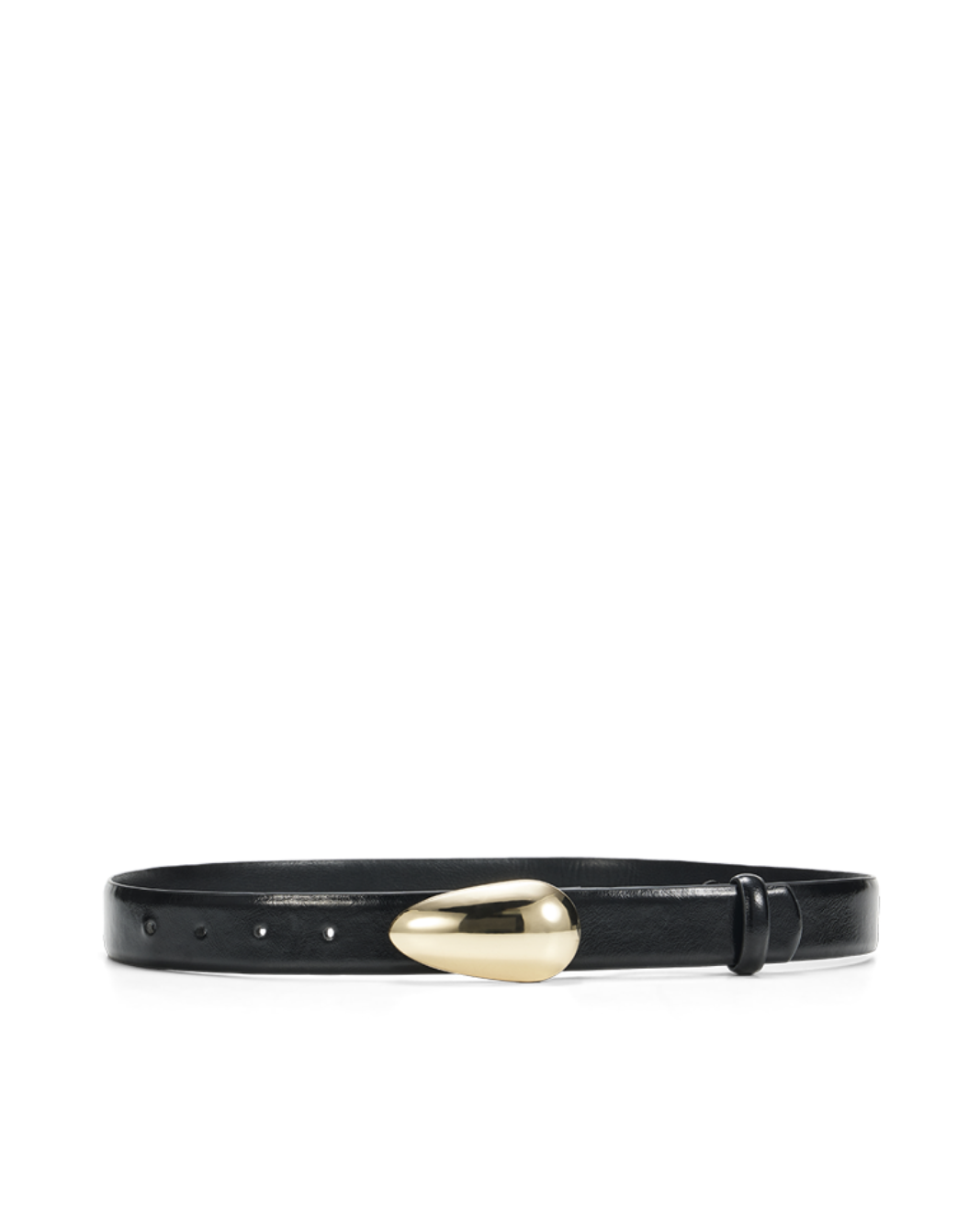 BOSTON BELT - BLACK SHINE-GOLD-BELTS-Billini-Billini