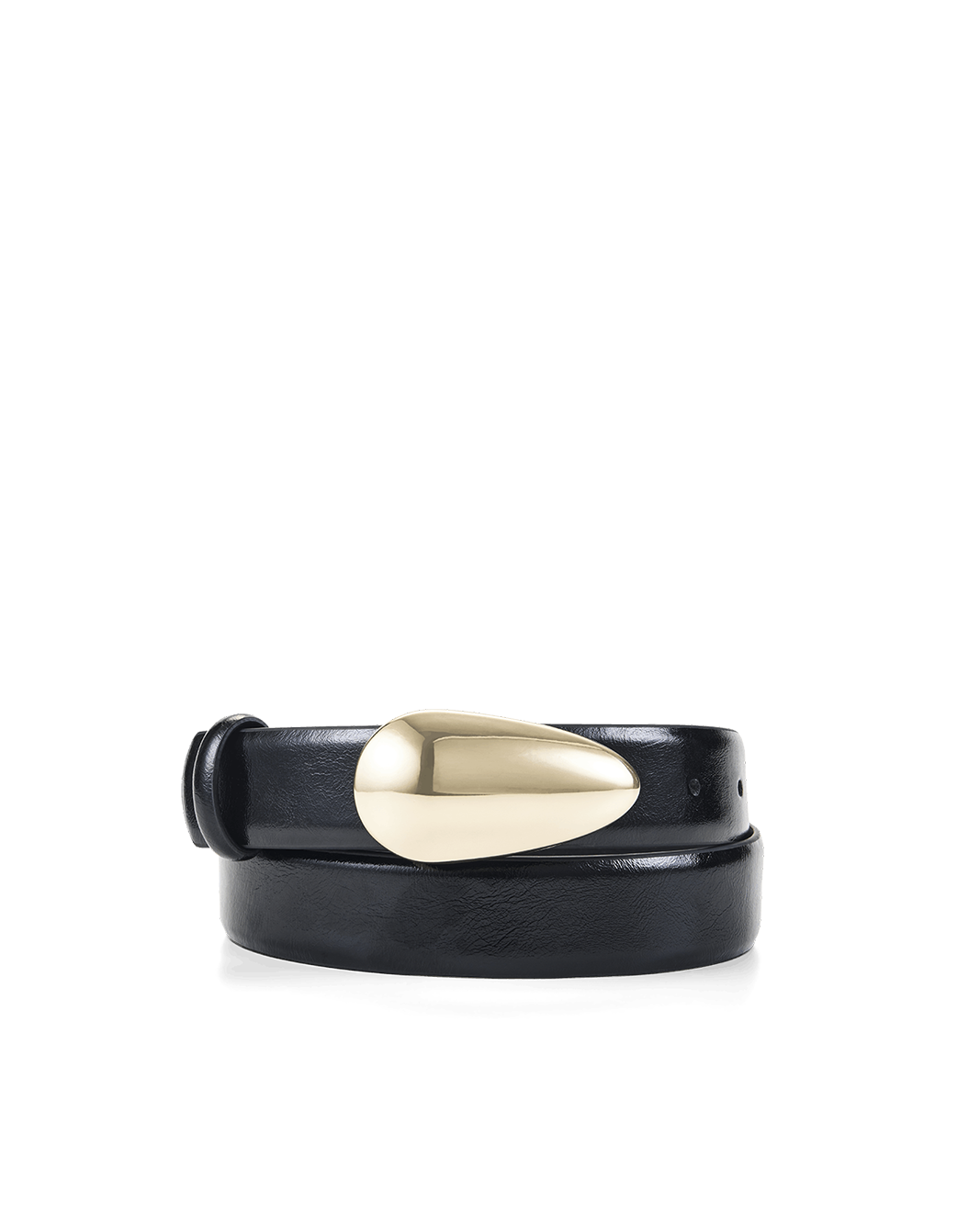 BOSTON BELT - BLACK SHINE-GOLD-BELTS-Billini-Billini