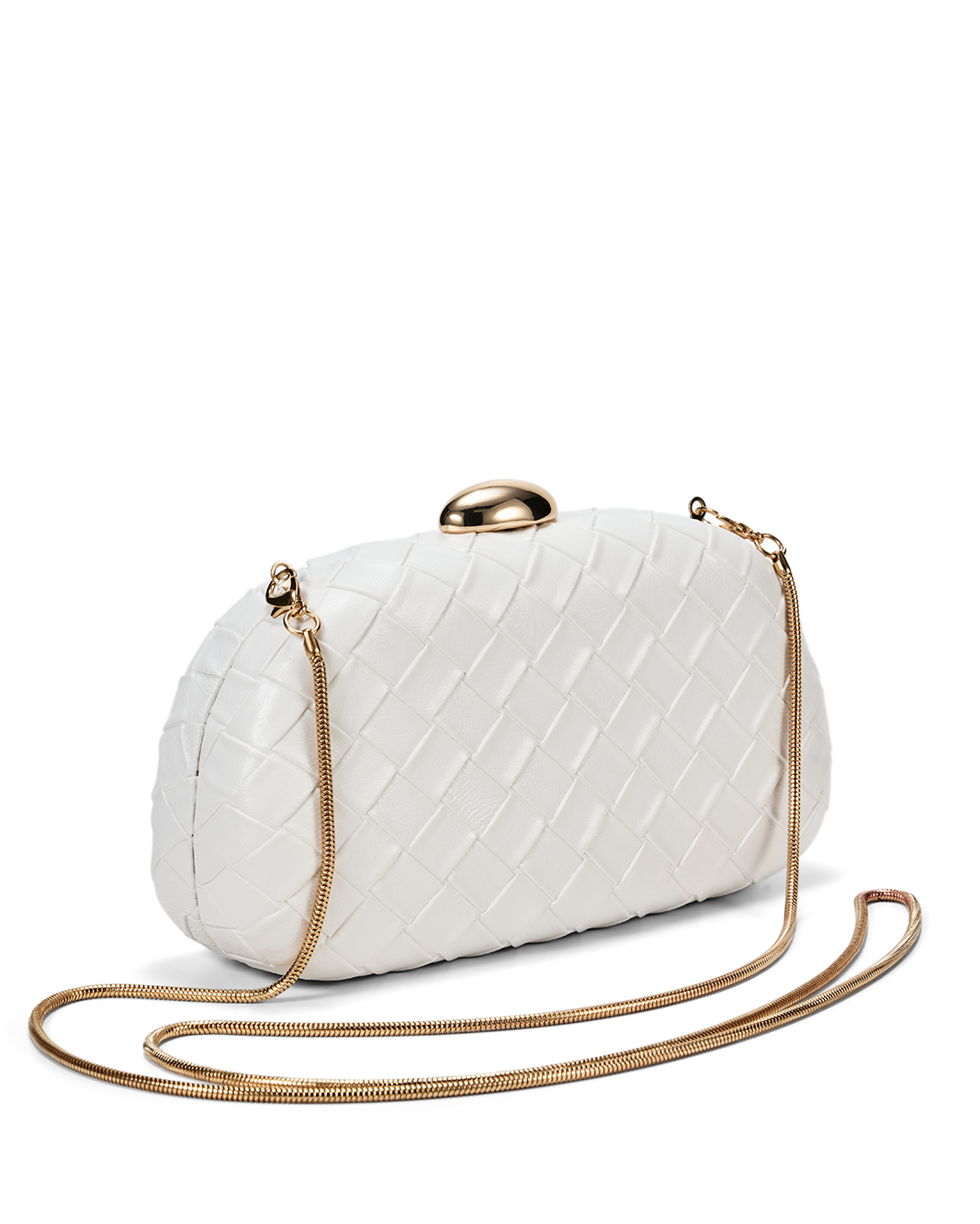 BRIAR CLUTCH BAG - WHITE-GOLD-Handbags-Billini-Billini