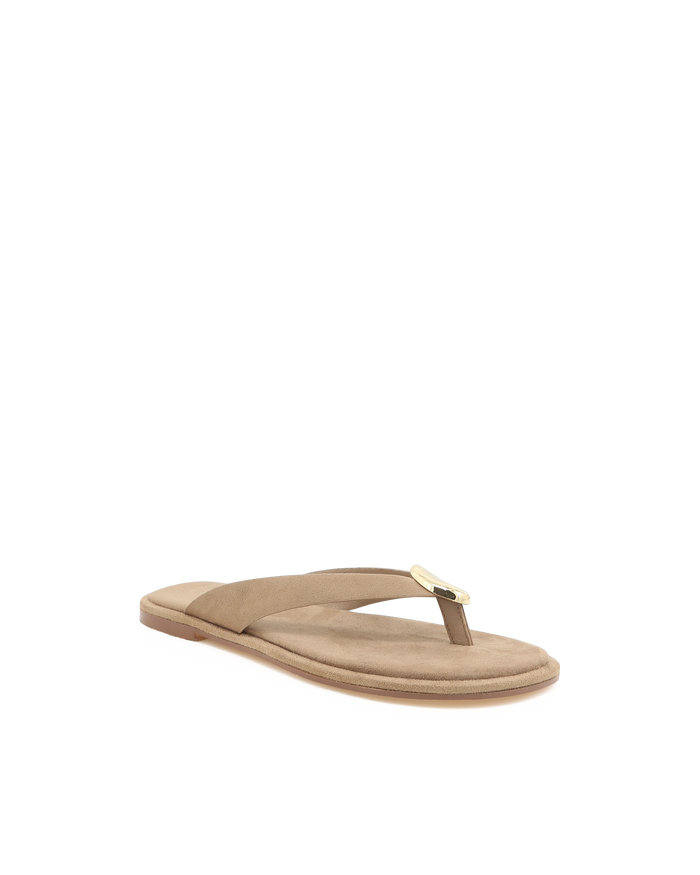 BRISTOL - WARM TAUPE SUEDE-Sandals-Billini-Billini