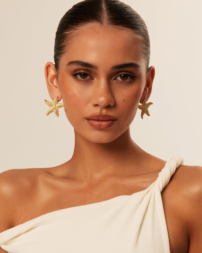 CALINDA EARRING - GOLD-JEWELLERY-Billini-O/S-Billini