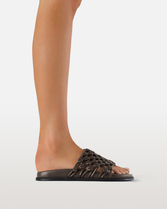 CALLIOPE - DARK CACAO-Sandals-Billini-Billini