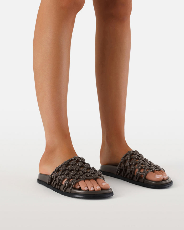 CALLIOPE - DARK CACAO-Sandals-Billini-Billini