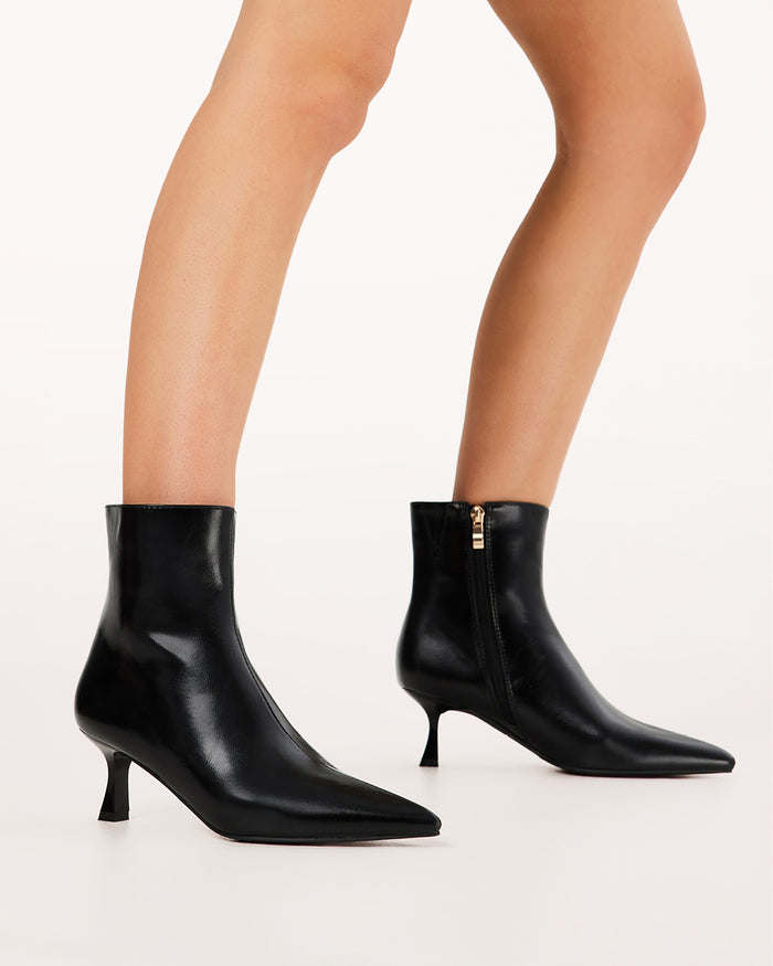 CARMELLA - BLACK SHINE-Boots-Billini-Billini