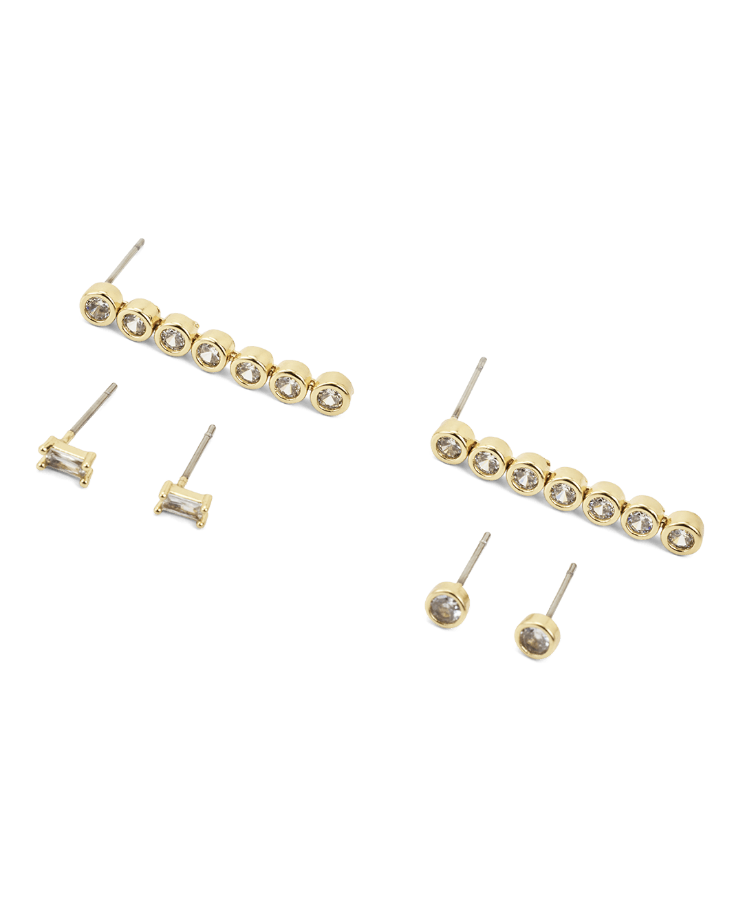 CARRIS EARRING 3 PACK - GOLD PLATED 18K-JEWELLERY-Billini-Billini