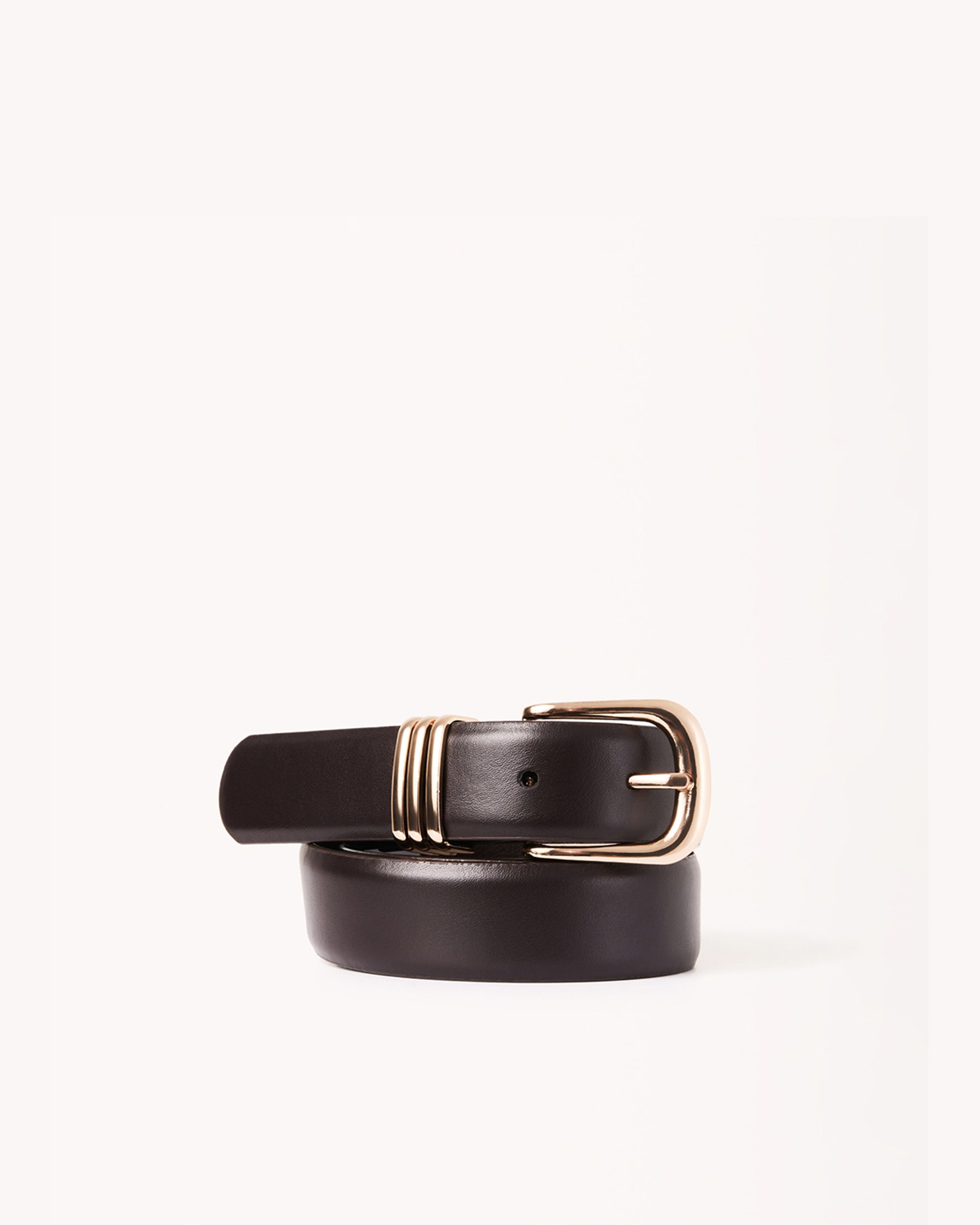 CASSIDY BELT - DARK CACAO-GOLD-BELTS-Billini-Billini