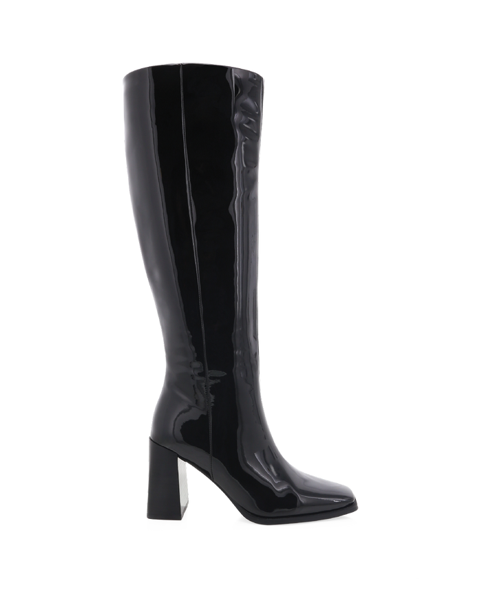 CASTON - BLACK PATENT-Boots-Billini-Billini