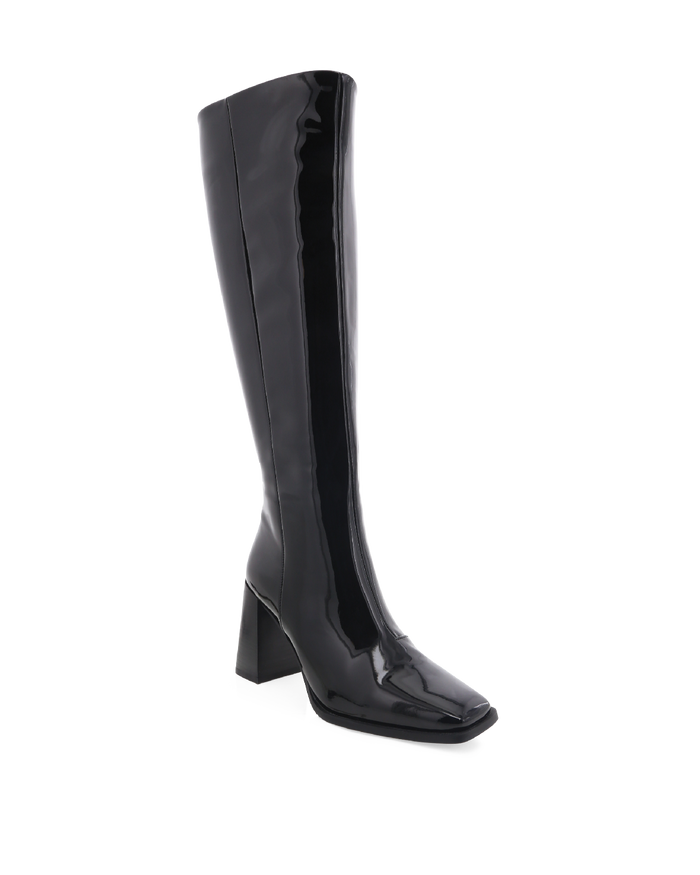 CASTON - BLACK PATENT-Boots-Billini-Billini