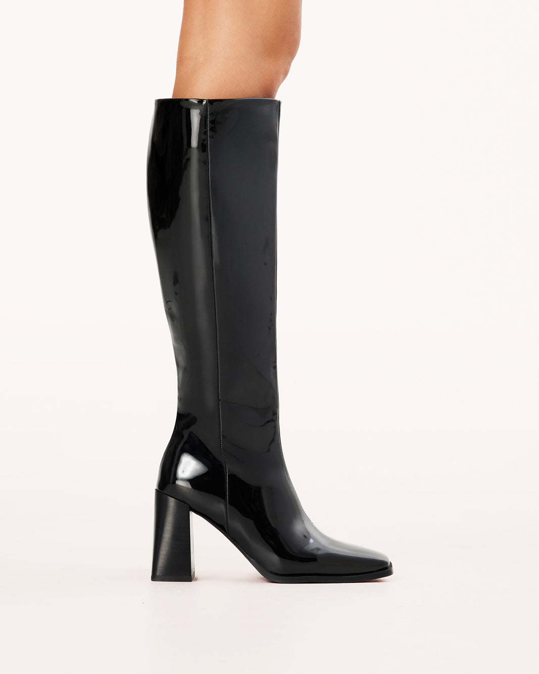 CASTON - BLACK PATENT-Boots-Billini-Billini