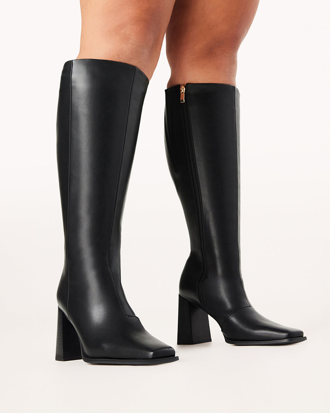 CASTON EXTENDED CURVE - BLACK-Boots-Billini-Billini