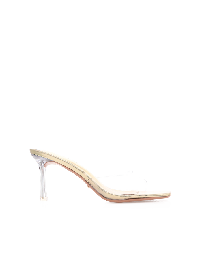 CODA - CLEAR-LIGHT GOLD SHINE-Heels-Billini-Billini