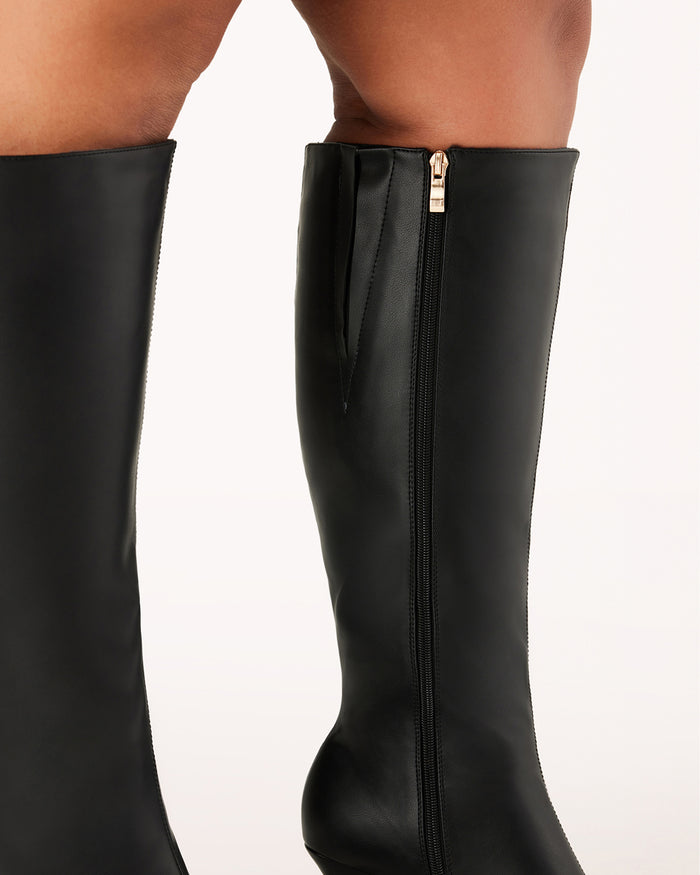 CORBIN CURVE - BLACK-Boots-Billini-Billini
