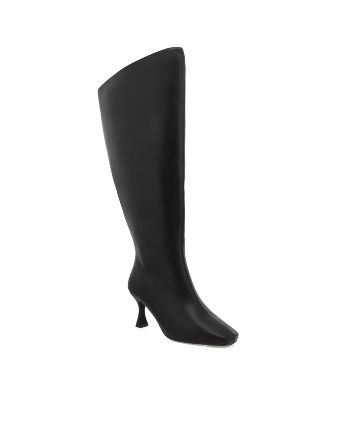CORBIN EXTENDED CURVE - BLACK-Boots-Billini-Billini