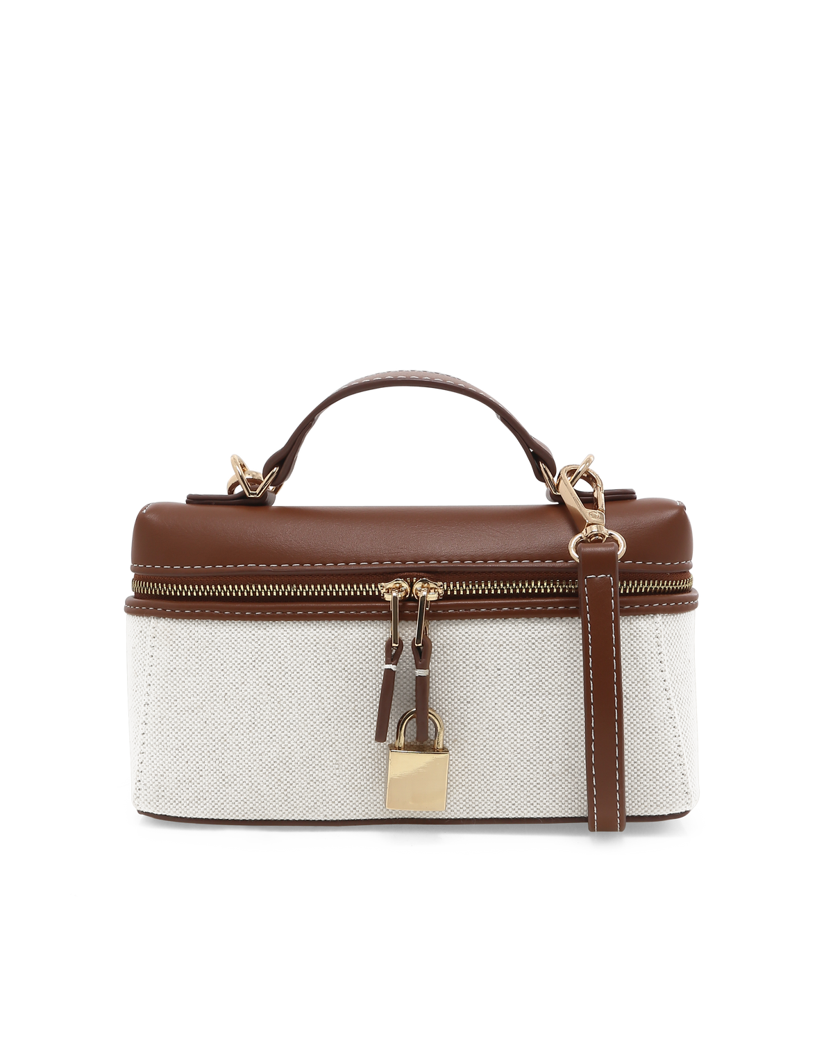 CORIN CROSS BODY BAG - CREAM LINEN-TAN-Handbags-Billini-Billini