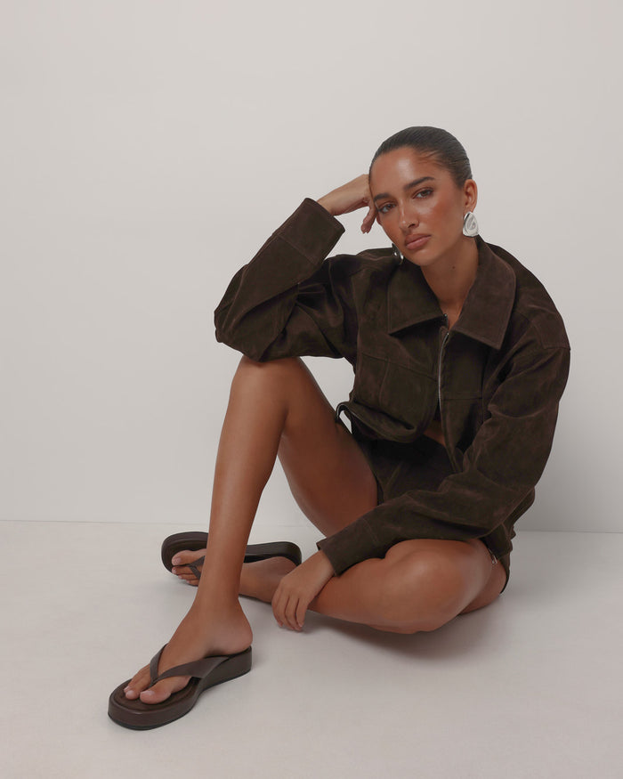 CORRINE - CHOCOLATE-Sandals-Billini-Billini