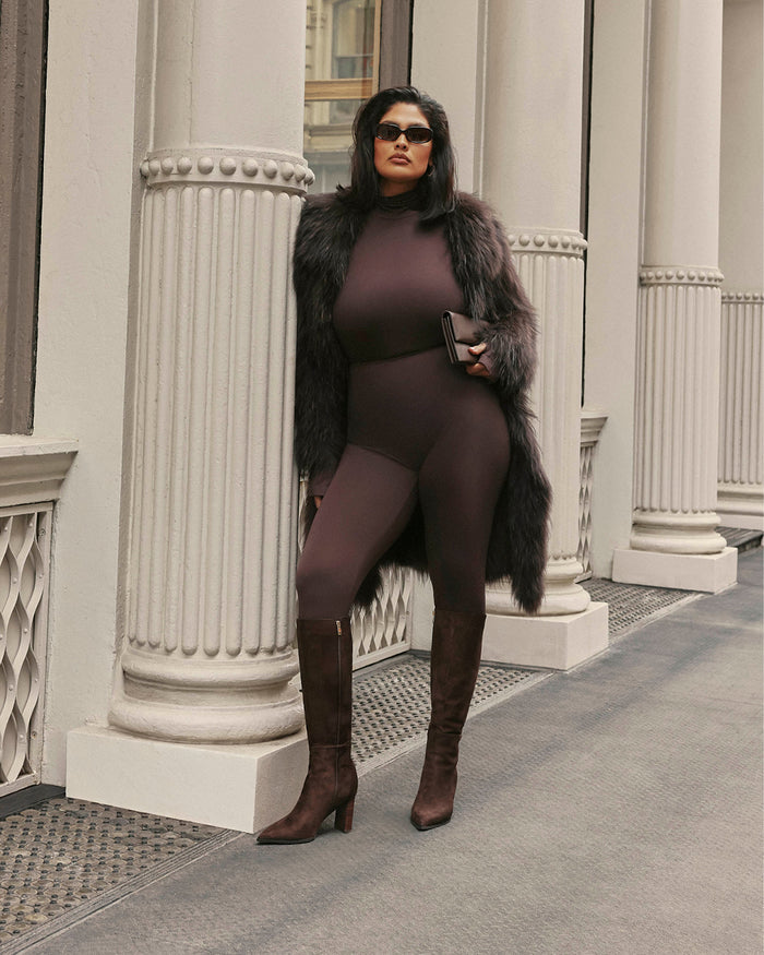 MELINA - DARK CACAO SUEDE-Boots-Billini-Billini