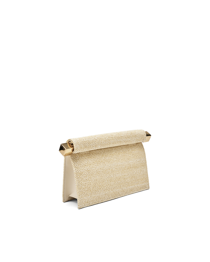 CUADRO CLUTCH BAG - NATURAL RAFFIA-Handbags-Billini-Billini