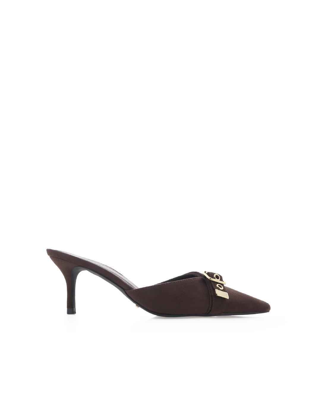 DAIJA - DARK CACAO SUEDE-GOLD-PUMPS-Billini-Billini