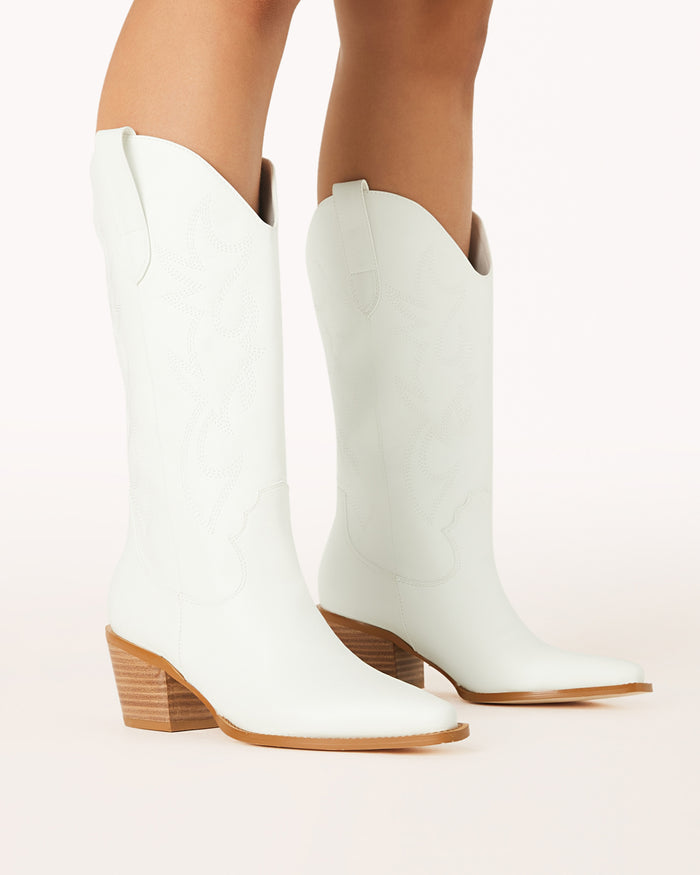 DANARO - WHITE-Boots-Billini-Billini