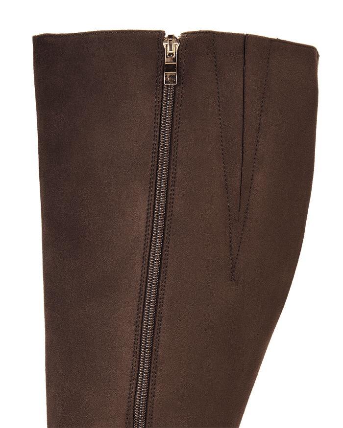 DESTINY CURVE - DARK CACAO SUEDE-Boots-Billini-Billini