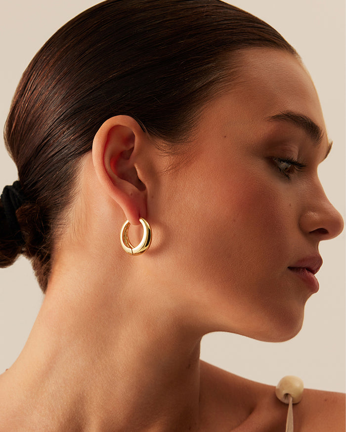DIANCA 3 PACK EARRINGS - GOLD PLATED 18K-JEWELLERY-Billini-O/S-Billini