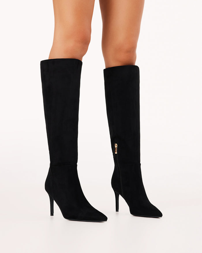 DILAN - BLACK SUEDE-Boots-Billini-Billini