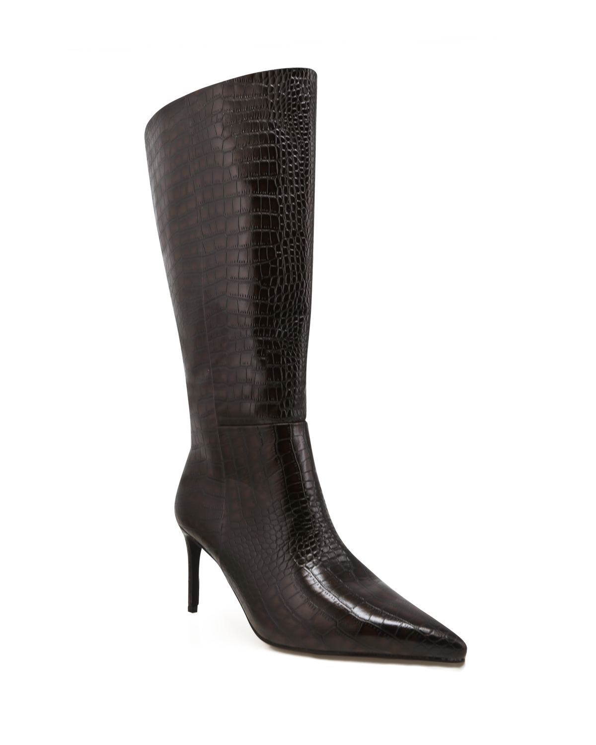 DILAN CURVE - DARK CACAO CROC-Boots-Billini-Billini