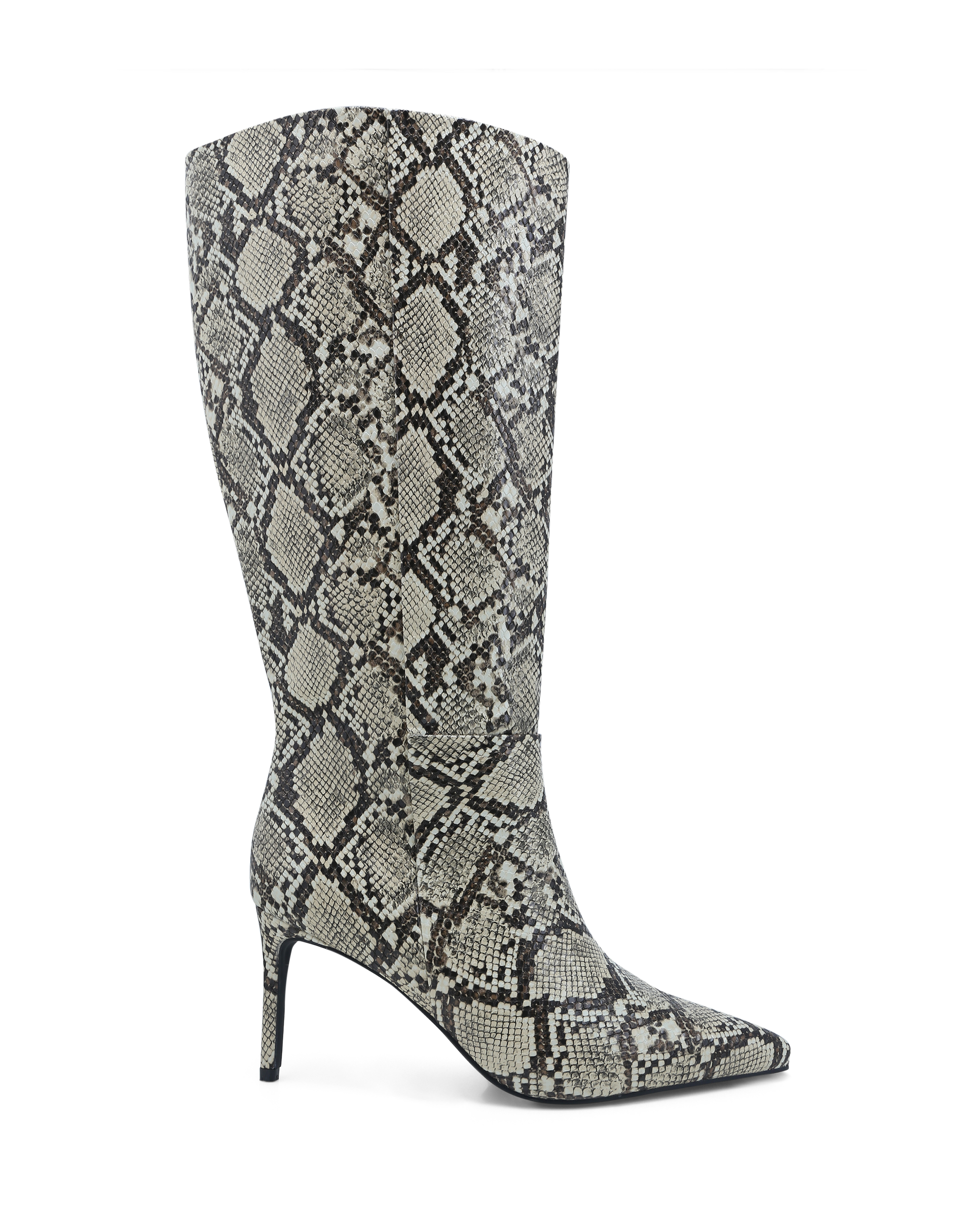DILAN CURVE - CREAM SNAKE-Boots-Billini-Billini