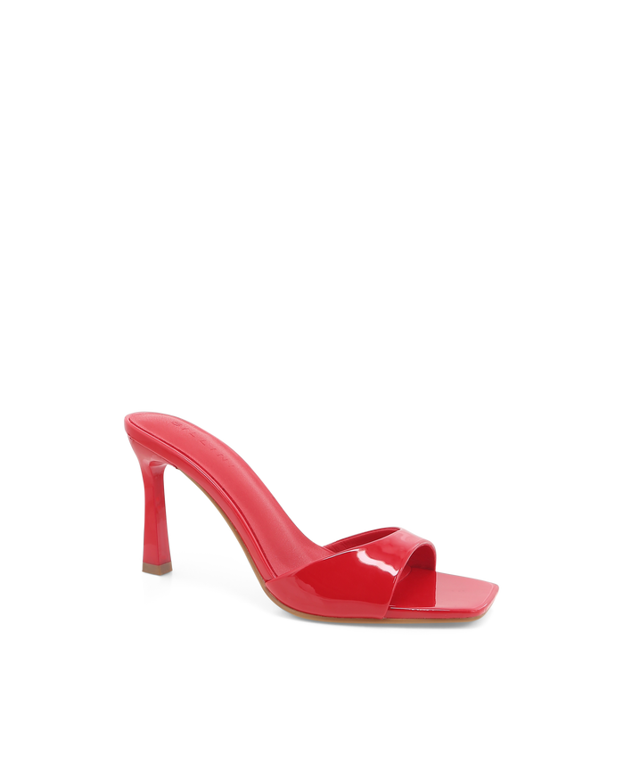 DORLA - POPPY RED PATENT-Heels-Billini-Billini