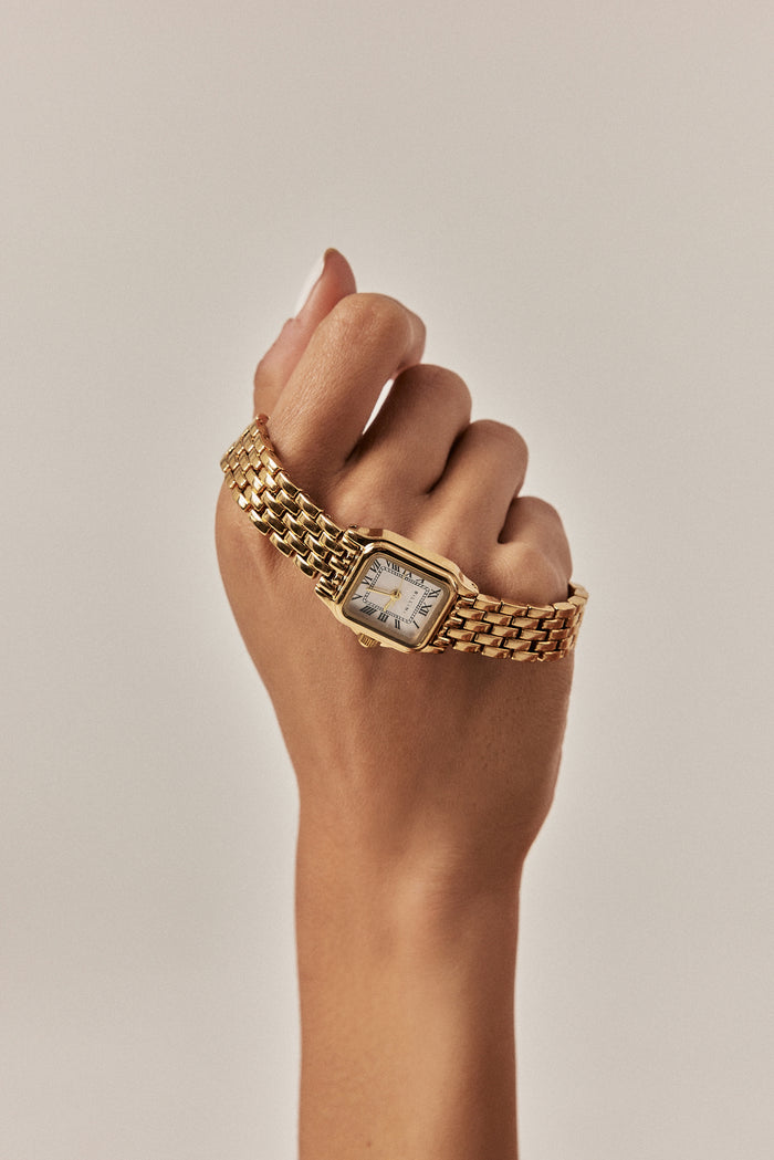 ELIJAH WATCH - GOLD PLATED 18K-JEWELLERY-Billini-Billini