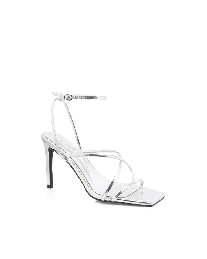 ELINOR - SILVER METALLIC-Heels-Billini-Billini