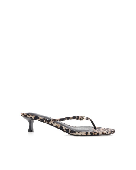 ELOUISE - LEOPARD SATIN-Heels-Billini-Billini