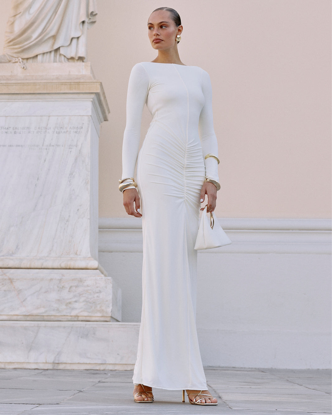 MONROE HANDLE BAG - BONE-Handbags-Billini-Billini