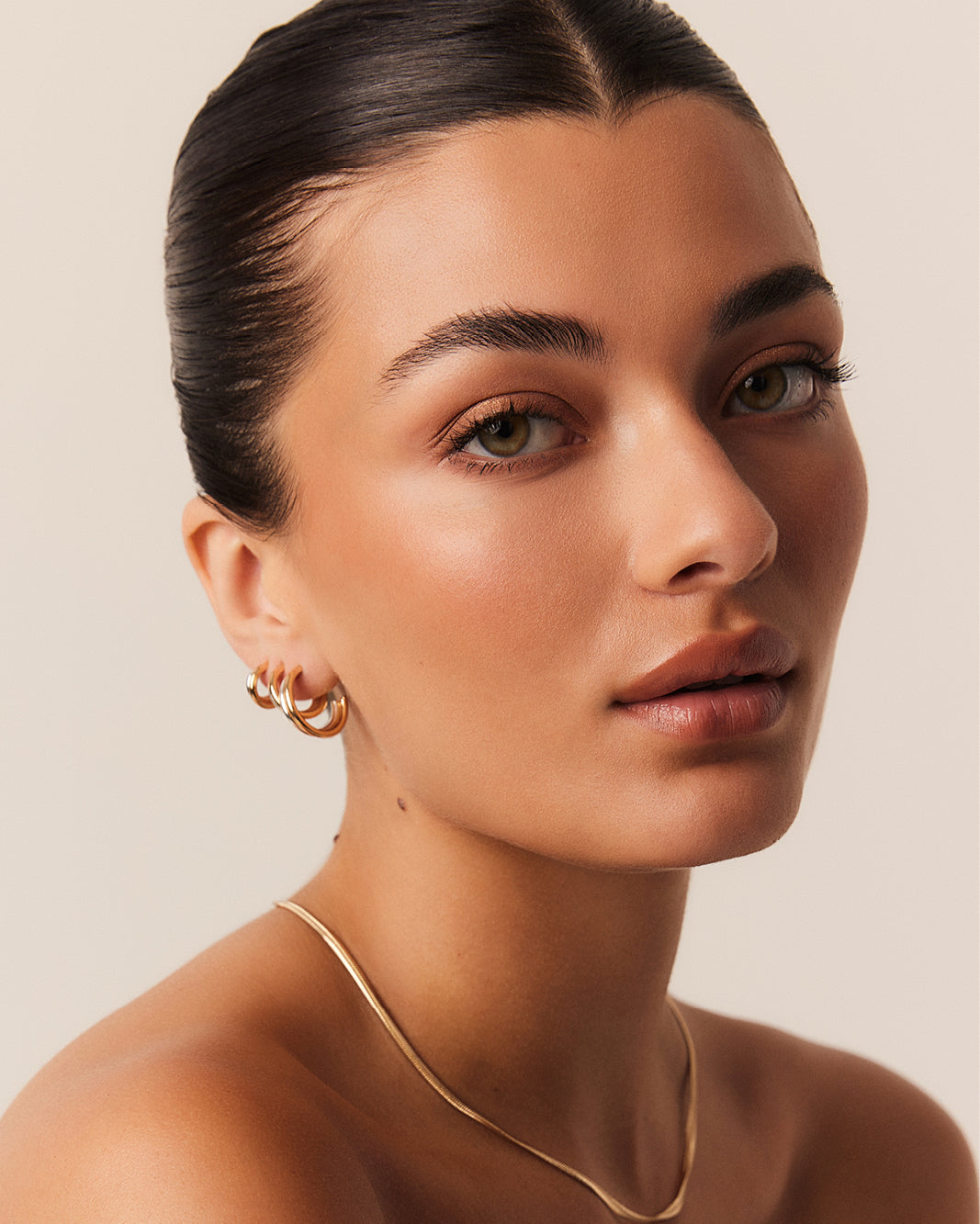 EMILIA 3 PACK EARRINGS - GOLD PLATED 18K-STERLING SILVER-JEWELLERY-Billini-Billini