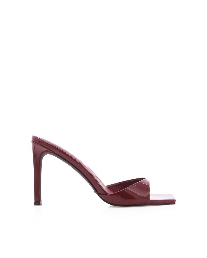 ESMERALDA - DARK CHERRY PATENT-Heels-Billini-Billini