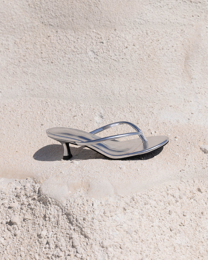 ESTI - SILVER METALLIC-Heels-Billini-Billini