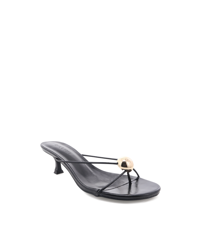 EVANGELINE - BLACK SHINE-Heels-Billini-Billini