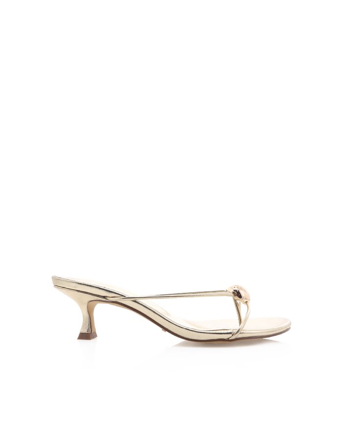 EVANGELINE - GOLD METALLIC-Heels-Billini-Billini