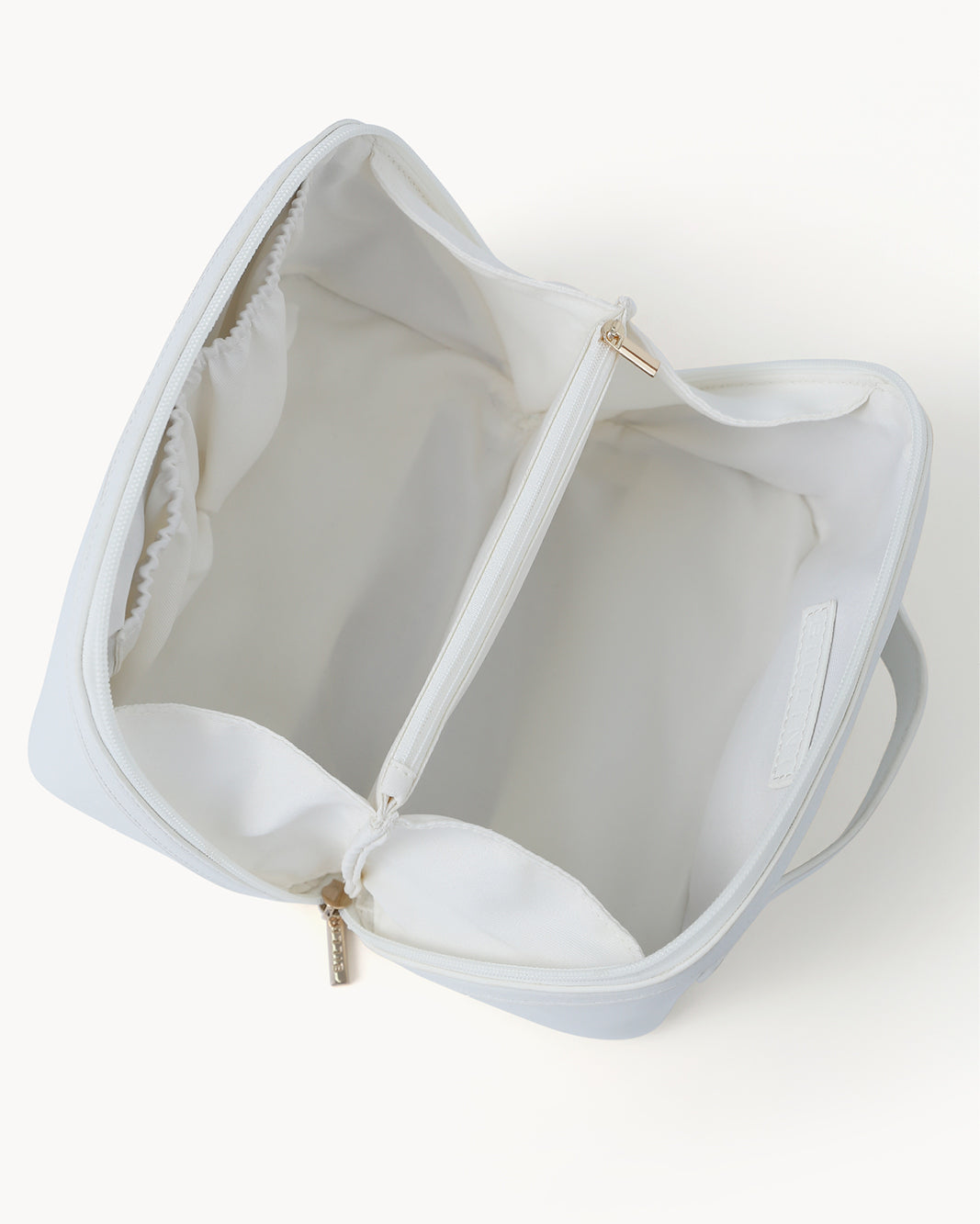 EXPANDABLE COSMETIC CASE - BONE SAFFIANO-GIFTING-Billini-Billini