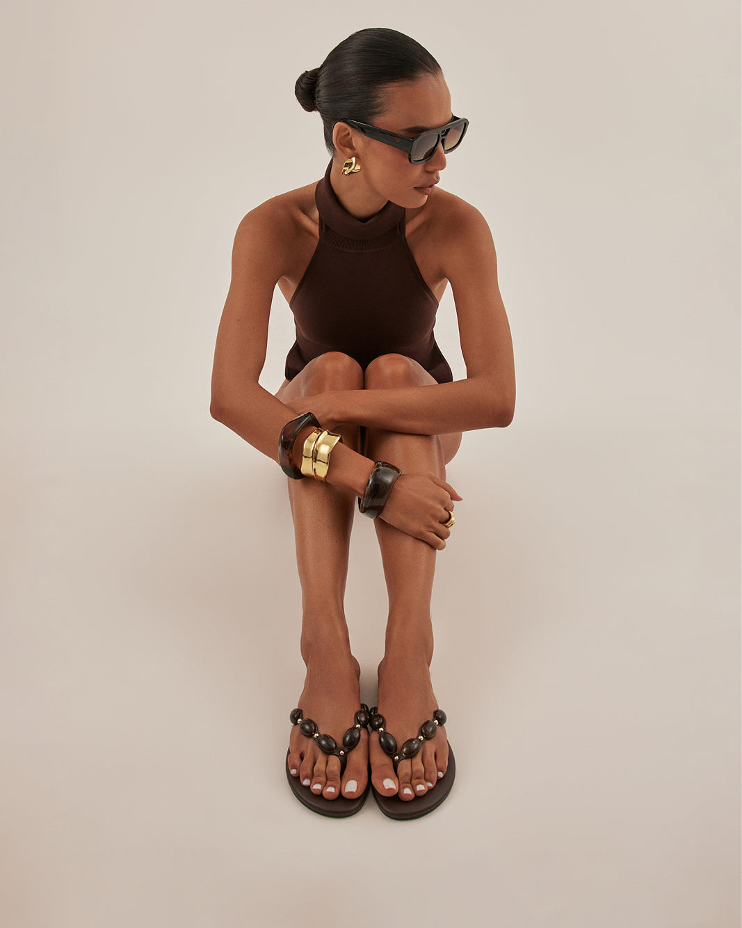 FARASHA - CHOCOLATE-Sandals-Billini-Billini