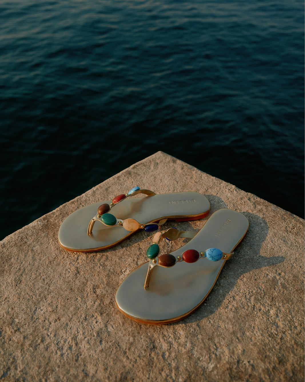 FARASHA - GOLD METALLIC MULTI-Sandals-Billini-Billini