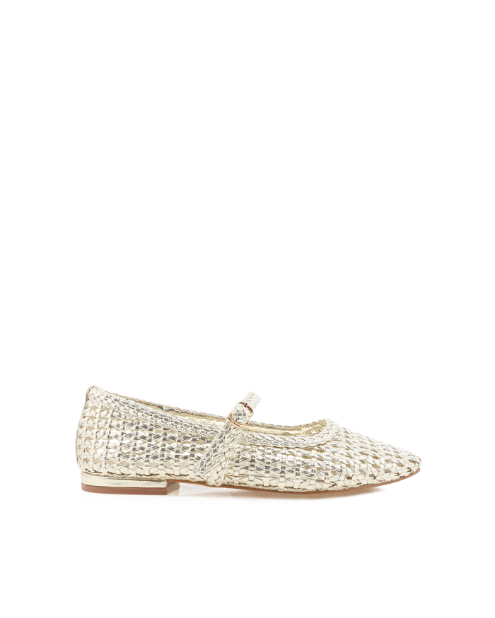 FAWNA - GOLD METALLIC-Flats-Billini-Billini