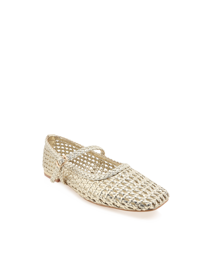 FAWNA - GOLD METALLIC-Flats-Billini-Billini