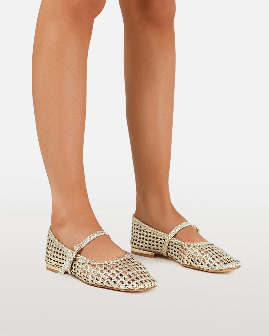 FAWNA - GOLD METALLIC-Flats-Billini-Billini