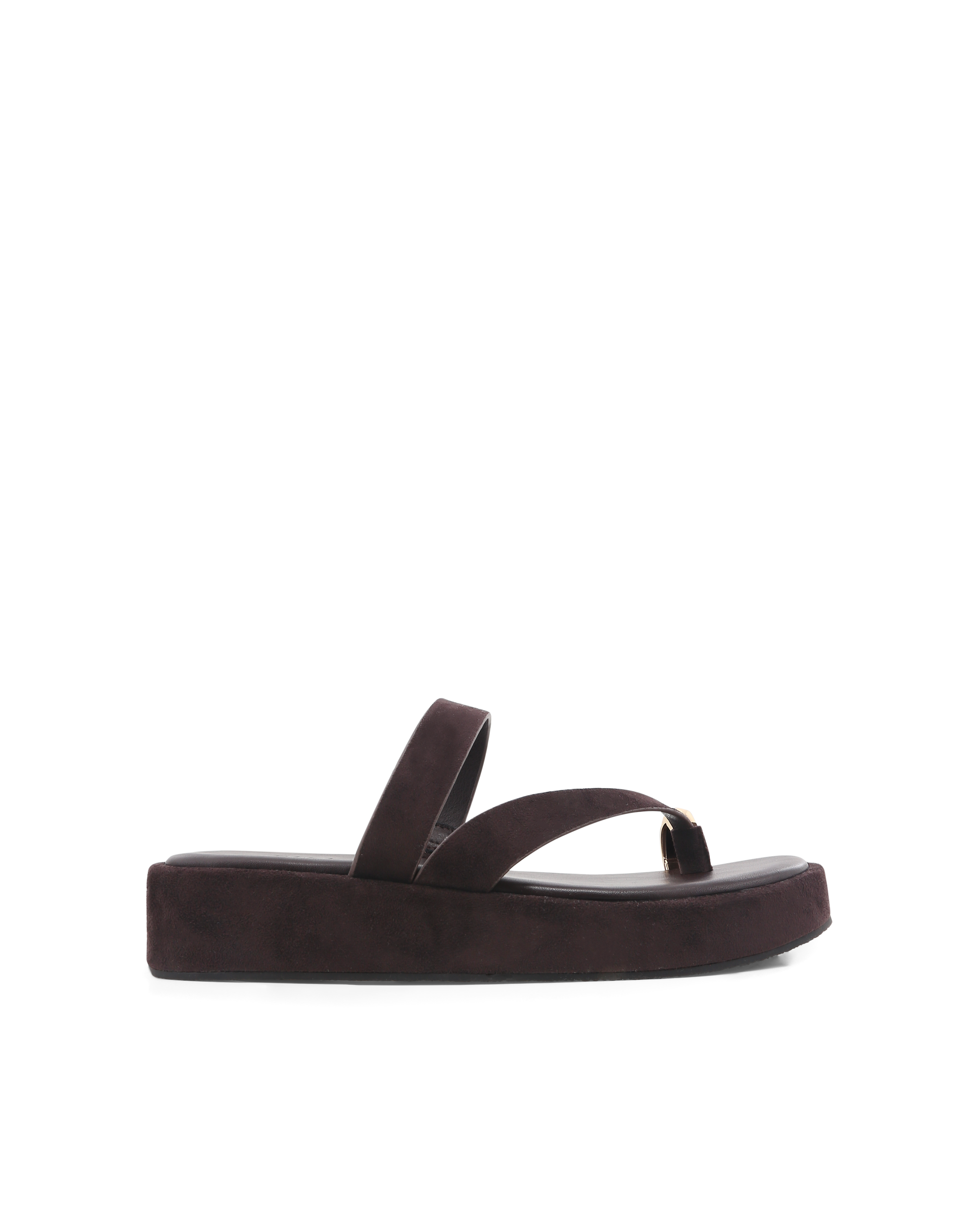 FELICIA - DARK CHOCOLATE SUEDE-Sandals-Billini-Billini