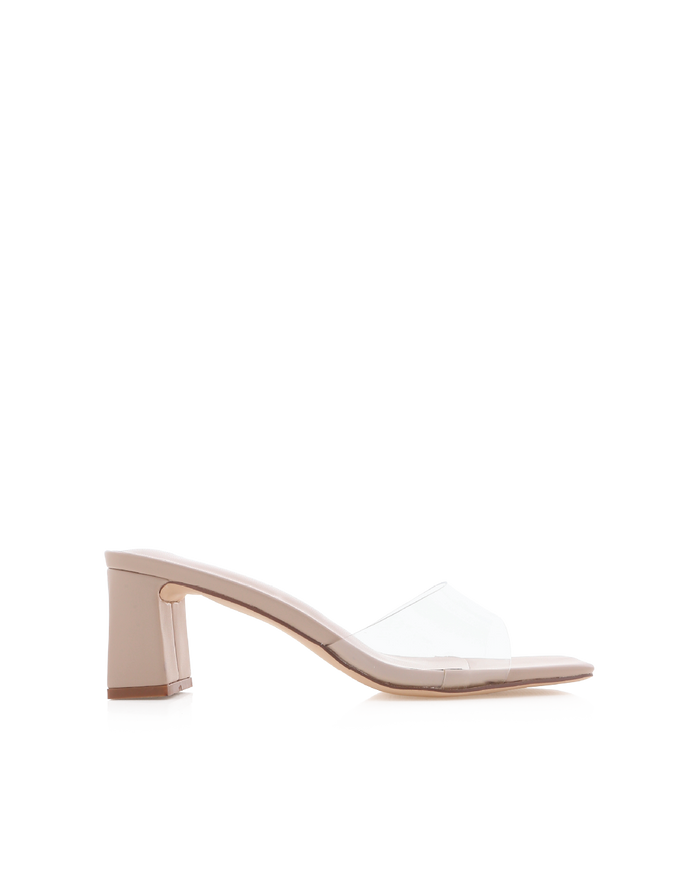 FINBAR - CLEAR-NUDE-Heels-Billini-Billini
