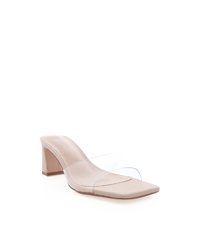 FINBAR - CLEAR-NUDE-Heels-Billini-Billini